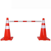 4' to 7' Reflective Retractable Traffic Cone Bars